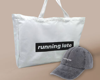 Mum Cap & Tote | Running Late